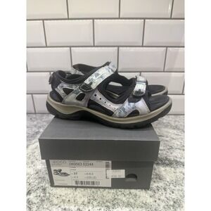 Ecco Yucatan Receptor Blue Hiking Outdoor Sandals Women 6-6.5 EUR‎ 37 Off-road